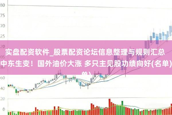 实盘配资软件_股票配资论坛信息整理与规则汇总 中东生变！国外油价大涨 多只主见股功绩向好(名单)
