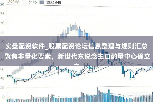 实盘配资软件_股票配资论坛信息整理与规则汇总 聚焦非量化要素，新世代东说念主口酌量中心确立